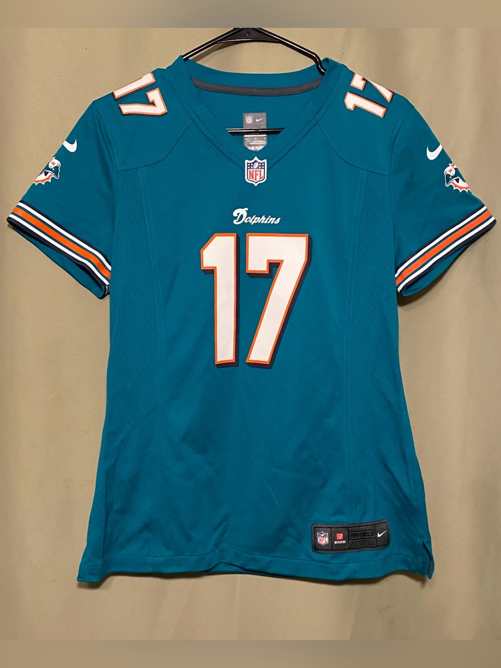 Miami Dolphins Ryan Tannehill # 17 Nike On Field Old Logo Football Jersey M